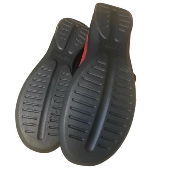 Aetrex Red Suede Mary Jane Comfort Shoes Embroidered Strap Button Size 8.5 M - Picture 7 of 7